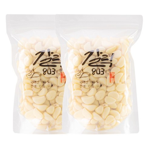 갈릭803 25년 깐마늘 국내산 창녕 대서마늘 당일생산, 1개, 2kg(중)