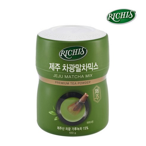 동서 리치스 제주 차광말차 믹스 카페파우더 550g