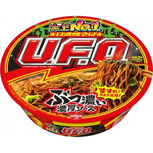 닛신 식품 야키소바 UFO 128g 12개, 12개