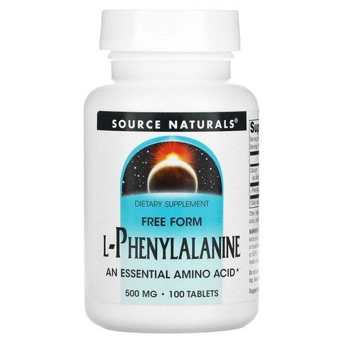 소스 내추럴스 L 페닐알라닌 500 mg 100정