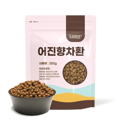 자연초 어진향차 환 300g 곽향 정향 회향