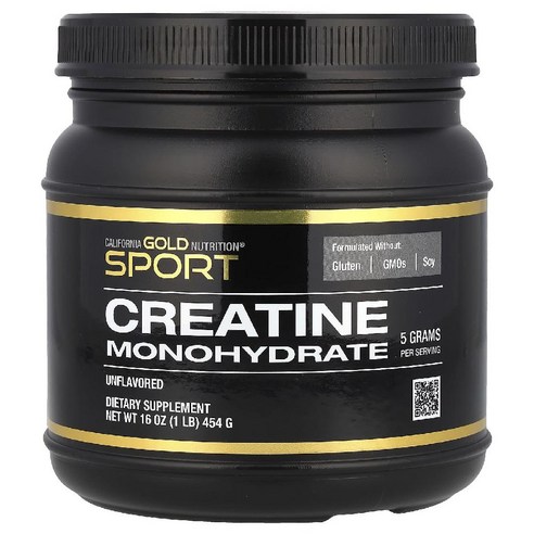 CGN 크레아틴 스포츠 일수화물 무맛 Creatine Monohydrate 454g