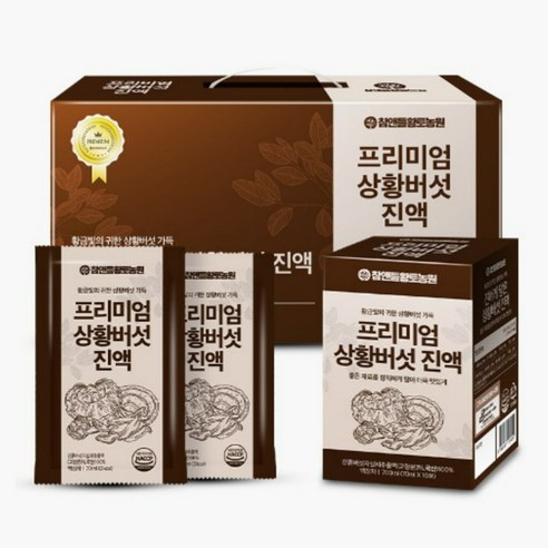 상황버섯 진액 국내산 상황버섯즙 차 엑기스 HACCP 인증, 70ml, 30개