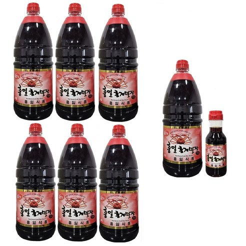 홍게맛장1.8리터 6+1  홍게간장+200미리
