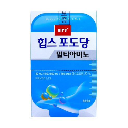 마시는 포도당 힙스 포도당 멀티아미노 ( 80ml 10팩 )
