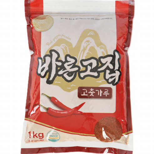 25년 고춧가루 햇 청송 국내산 김장용, 2개, 1kg