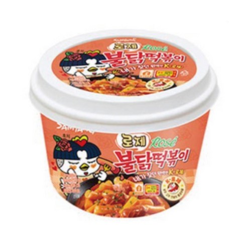 삼양 로제 불닭 떡볶이, 6개, 183.5g