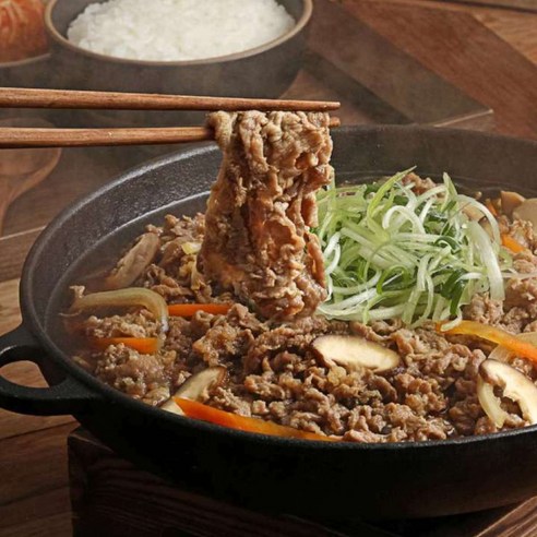 [소노정] 국내산 등심불고기 500g x 10팩, 양념 소불고기 뚝배기불고기