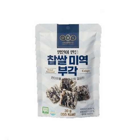 오희숙전통부각 찹쌀 미역 부각