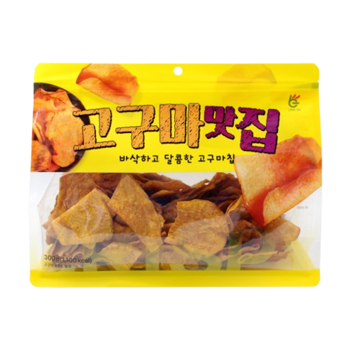 핫한 과자 달콤바삭 고구마과자 고구마맛집 고구마칩 디저트, 300g, 1개