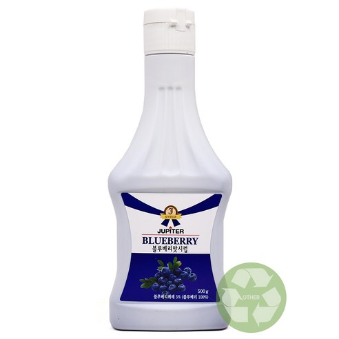 푸드올마켓_ 쥬피터 블루베리맛시럽 500g, 1개, 500g