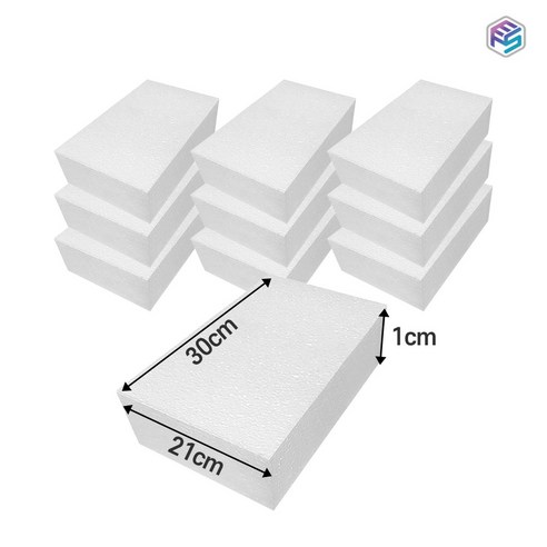 사각 스티로폼 A4 사이즈 30 x 21 x 1cm 10개, 20개