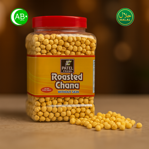 파텔 볶은 병아리콩 껍질 제거 | 바삭한 간식 Patel Roasted Chana  Without Skin | Crunchy Snack