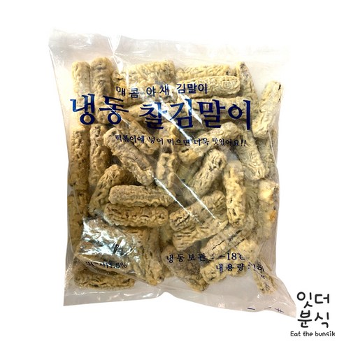 만복식품 냉동 찰 김말이 2kg 김말이튀김 분식재료 대용량, 1개, 2kg