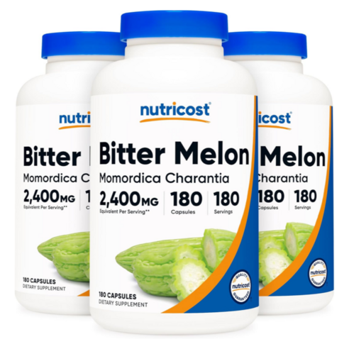 뉴트리코스트 여주 비터멜론 캡슐 2400mg 180캡슐 3병