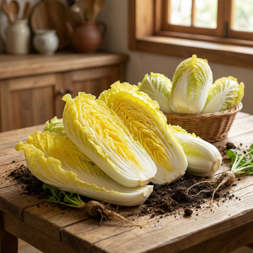 [다정한농산] 산지직송 해남 노란 쌈 알배추 알배기, 3개, 350g