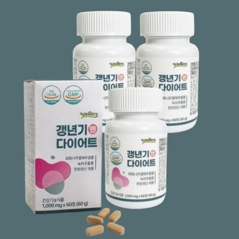 제로 핫 슬림 식약처인증 소포리코 카테킨 듀얼 밸런스 60정 3개