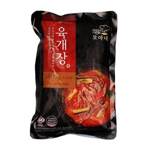 [SET] 다모아 모아네 육개장 600g 무배