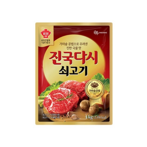 대상 미원 쇠고기 진국다시 2kg 청정원