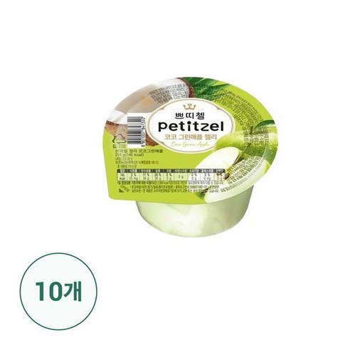 CJ제일제당 [CJ제일제당] 쁘띠첼 코코그린애플 210g x 10개, 10개, 210g
