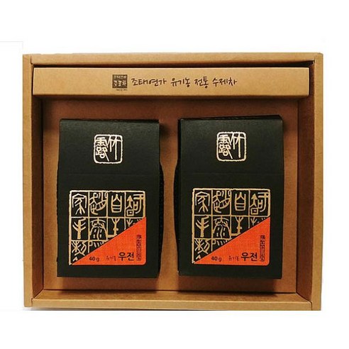 (조태연가 죽로차) 유기농 우전 녹차 80g 잎녹차