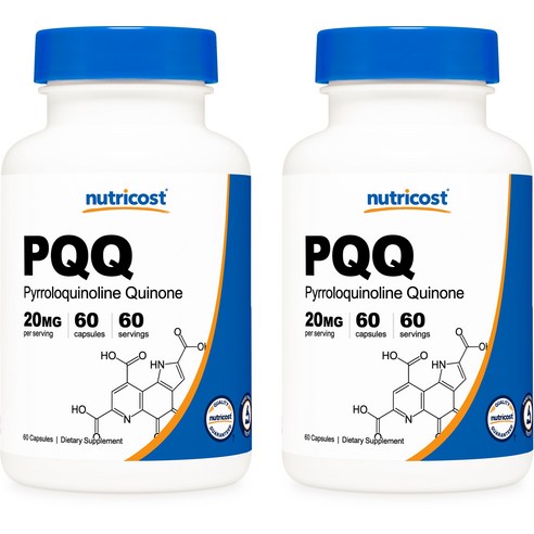 뉴트리코스트 PQQ 20mg 60캡슐, 2개, 60정