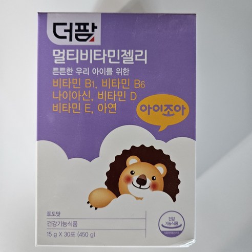 [약국전용] 더팜 멀티비타민 젤리 30포 x 1통 1개월분 포도맛 스틱젤리