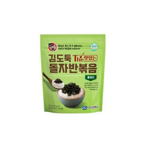 김앤김 김도둑 플레인 돌자반볶음 35g, 35g, 1개