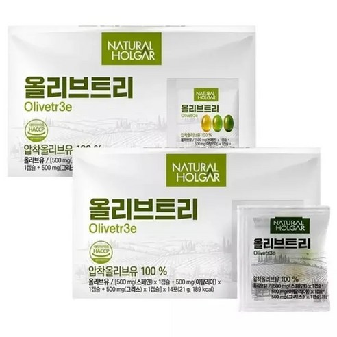 네츄럴올가네츄럴올가 올리브트리 2박스 (박스당 14포)