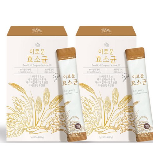 생활속미 곡물효소 이로운 효소균 1박스 30개입 발효분말 유산균, 90g, 6개