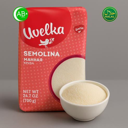 Uvelka Semolina Mannay Krupa 우벨카 세몰리나 미세 밀 세몰리나