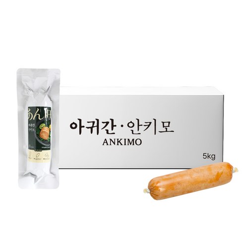 부드럽고 담백한 맛 안키모(아귀간), 40개, 200g(소세지형)