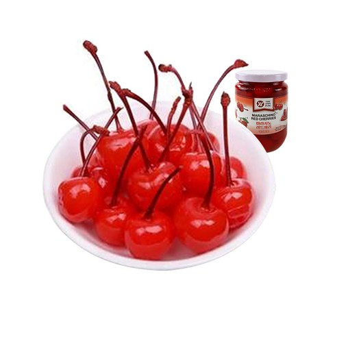 (배터짐)차이나 TopTHP 마라시노 홍체리 꼭지있음 레드체리 과일 통조림