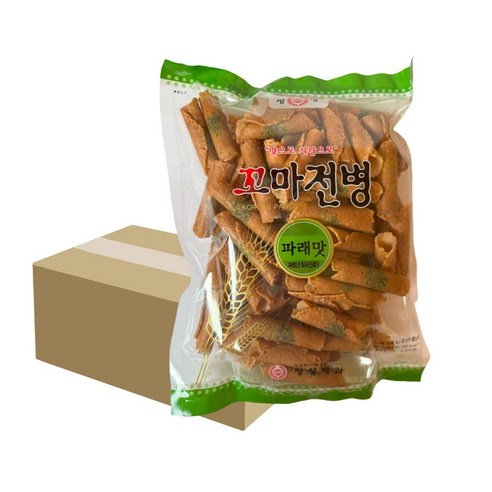 정성제과 꼬마전병 파래맛 205g, 10개