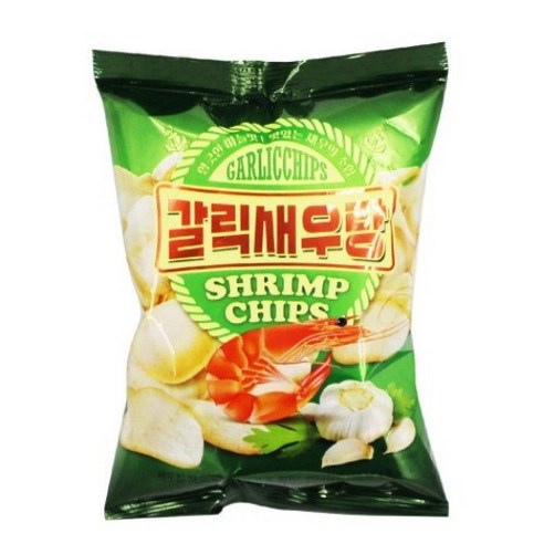 갈릭 새우랑칩 새우과자