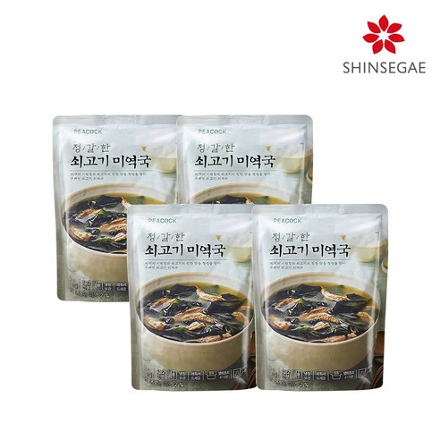 [피코크] 정갈한 소고기 미역국 500g