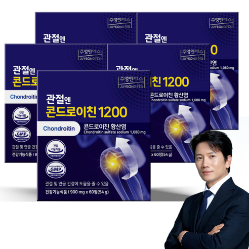 관절엔 콘드로이친 1200 900mg x 60정/ 5박스, 60정