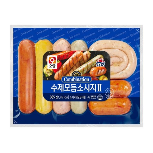 오양 수제모듬소시지 냉동 (업소용 식당용수제소시지 호프집 간편안주)