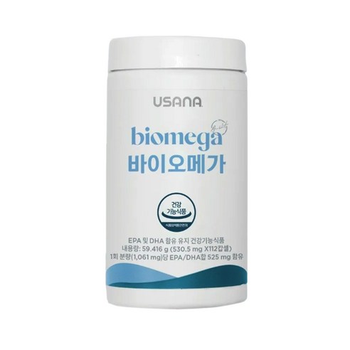 유사나 바이오메가 오메가3 112정 혈행개선 눈건강