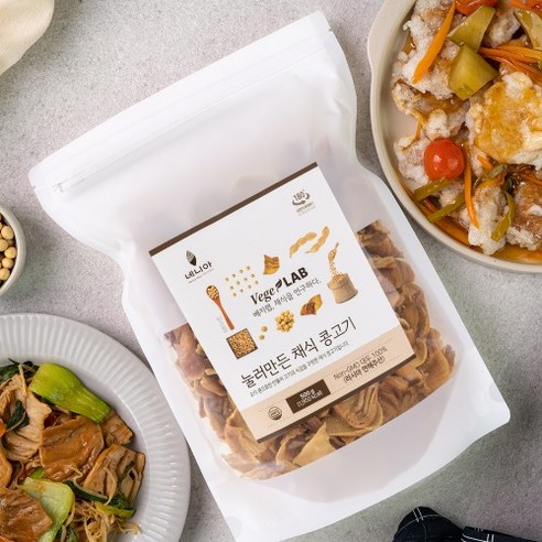 네니아 눌러만든 채식콩고기 500g, 500g, 1개