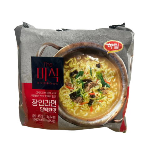 The미식 장인라면 담백한맛 112g