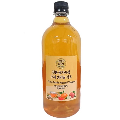해아람 수제 사과식초 천연 자연발효 건강 식초, 1개, 500ml