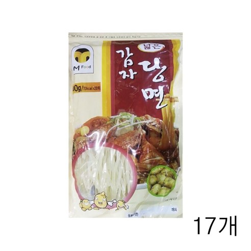 납작당면 엠푸드 넓은 감자당면 X 굵은 400g 17개