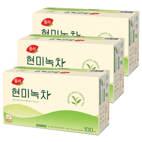 동서 현미녹차 티백