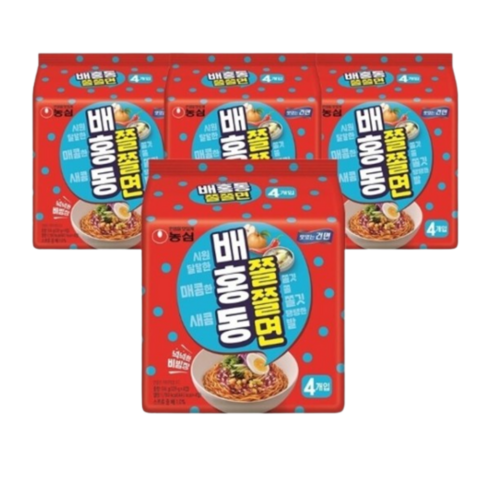 배홍동 쫄쫄면 129g, 16개