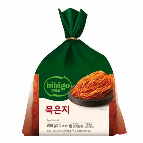비비고 묵은지, 900g, 3개