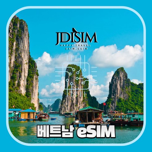 베트남 이심 비엣텔 2, 5, 7 GB 데이터 eSIM QR자동발송 로컬심 하노이 호치민 다낭 E심
