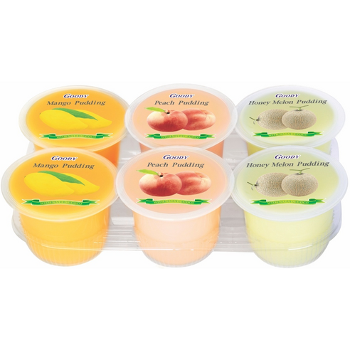 구디 혼합푸딩 120g x 6컵 x 2팩 총 12컵