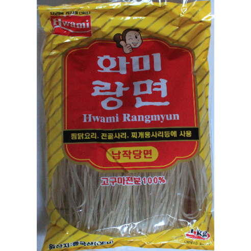 화미 납작당면 사리용, 1kg, 10개