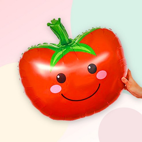 [예쁨주의지호] 대형풍선 과일풍선 야채풍선 딸기풍선 은박풍선, 과일풍선_토마토